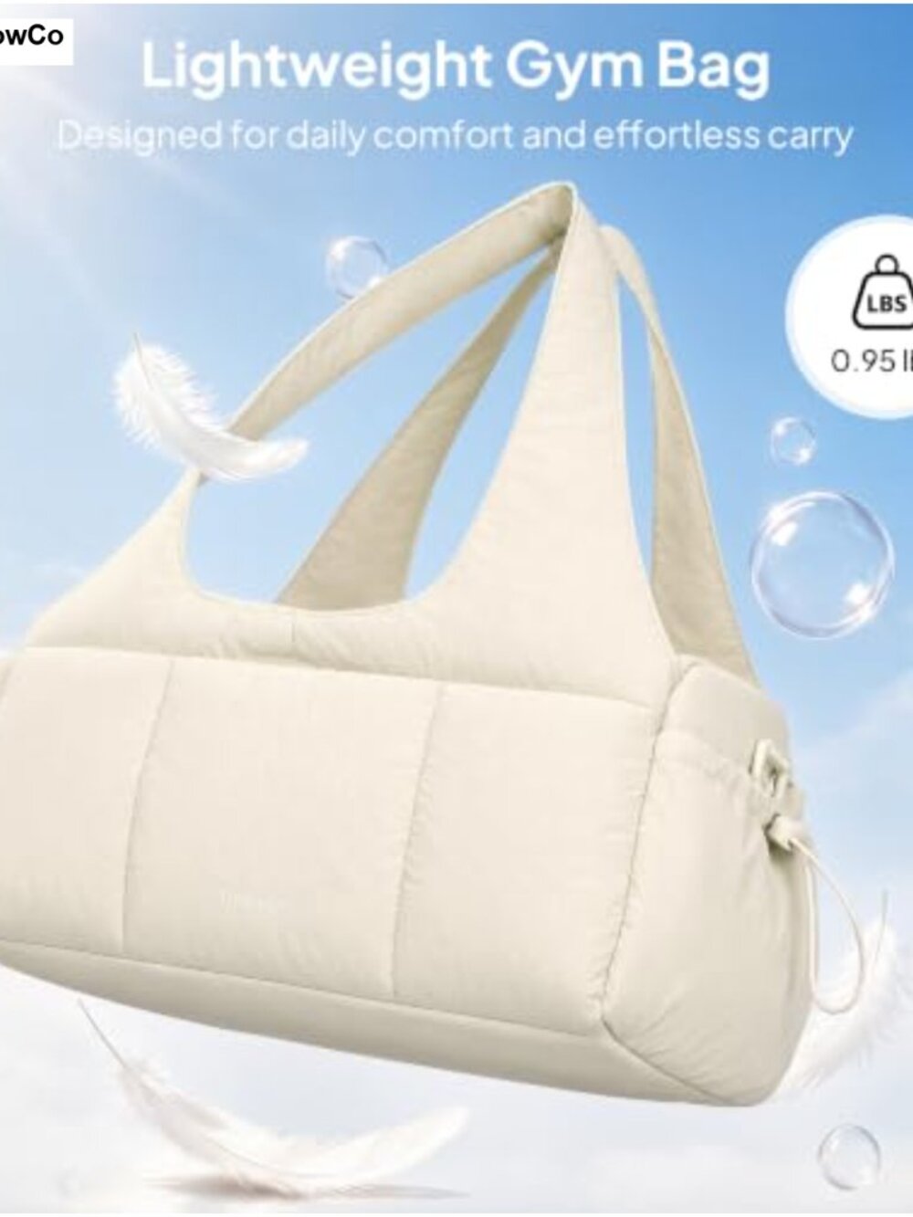 Gym Bag with Yoga Mat Holder & Wet Dry Pocket - Picture 6 of 6